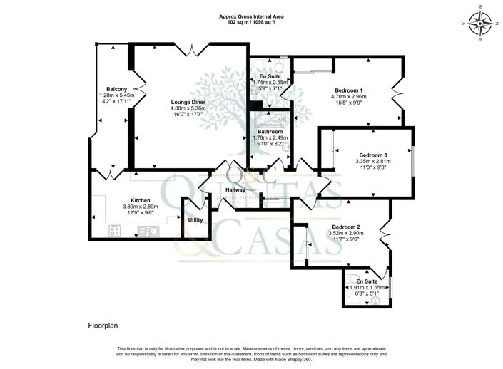 Image No.20-3 Bed Apartment for sale