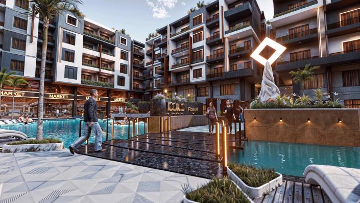 Image No.3-Appartement de 2 chambres à vendre à Hurghada