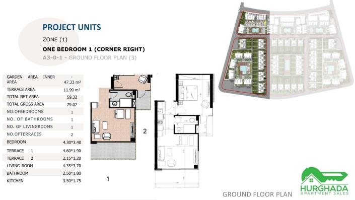 Image No.17-1 Bed Apartment for sale