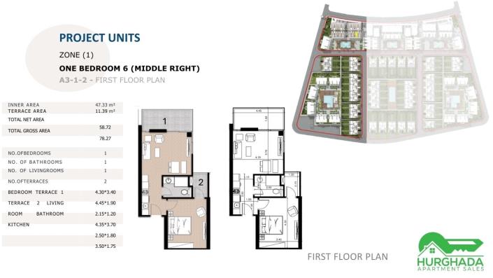 Image No.22-1 Bed Apartment for sale