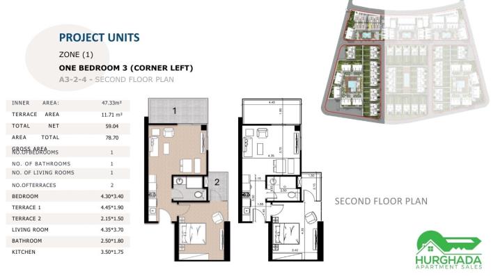 Image No.32-1 Bed Apartment for sale