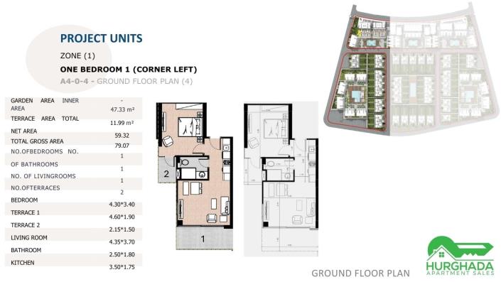 Image No.43-1 Bed Apartment for sale