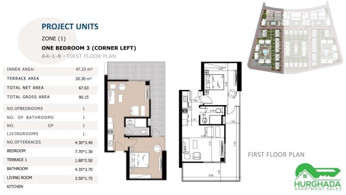 Image No.51-1 Bed Apartment for sale