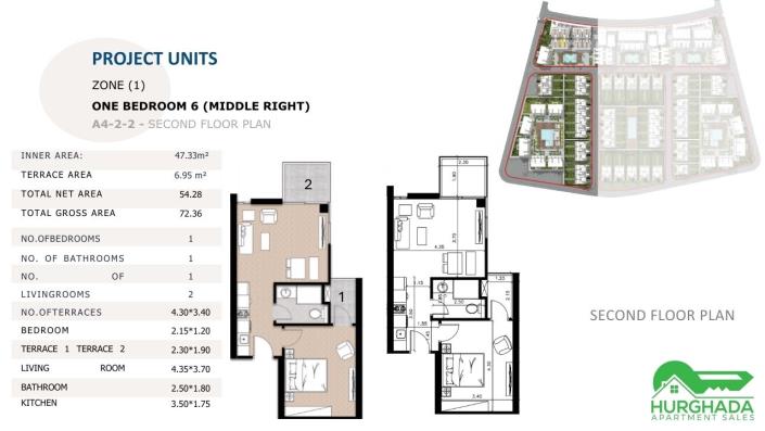 Image No.53-1 Bed Apartment for sale