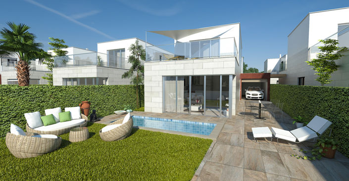 Image No.2-Villa de 3 chambres à vendre à Los Alcázares