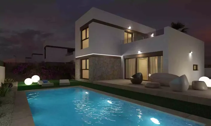 Image No.1-Villa de 3 chambres à vendre à Algorfa