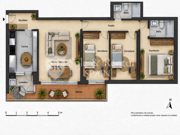 Image No.42-3 Bed Flat for sale