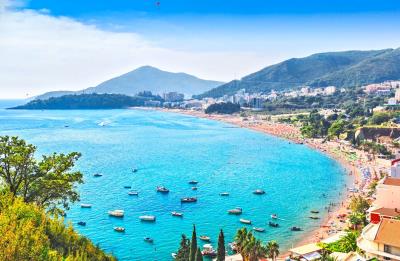 Becici-beach
