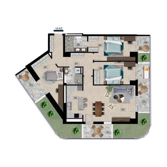 Image No.14-Appartement de 3 chambres à vendre à Bar