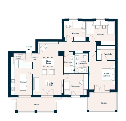 Image No.11-Appartement de 3 chambres à vendre à Tivat