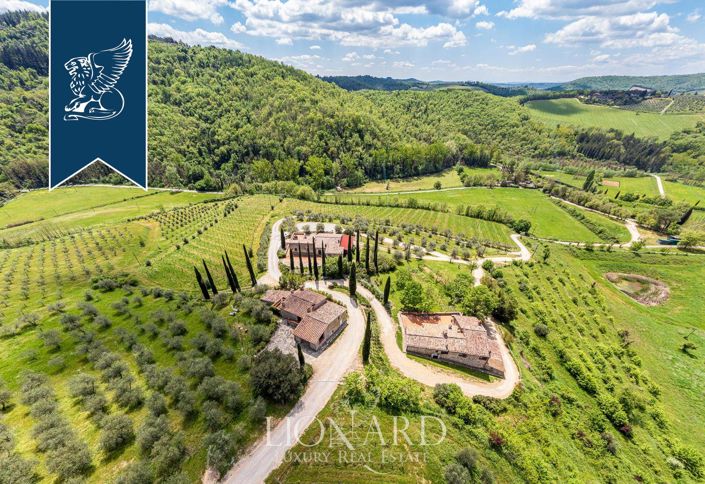 Image No.1-Ferme de 7 chambres à vendre à Gaiole in Chianti