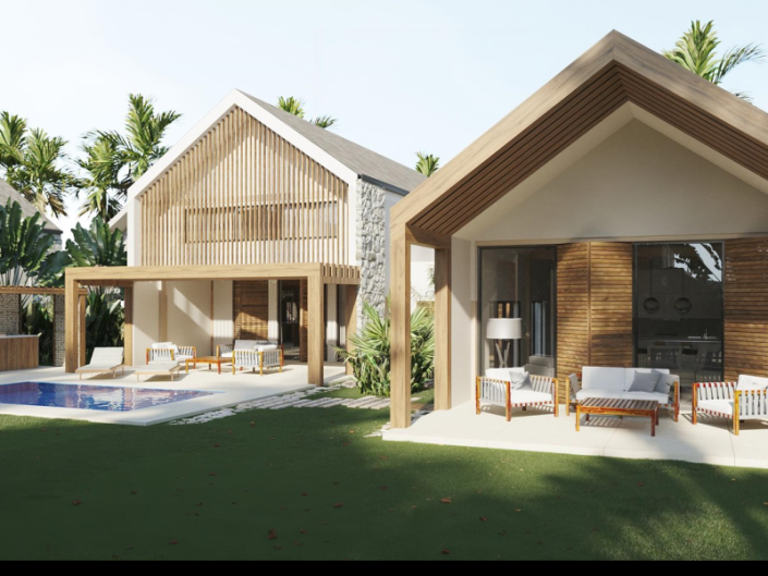Image No.1-Maison / Villa de 3 chambres à vendre à Punta Cana