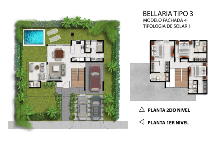 Image No.4-Maison / Villa de 3 chambres à vendre à Punta Cana