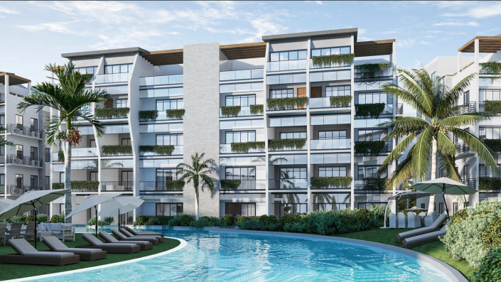 Image No.1-Appartement de 2 chambres à vendre à Punta Cana