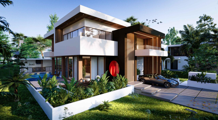 Image No.1-Villa de 3 chambres à vendre à Punta Cana