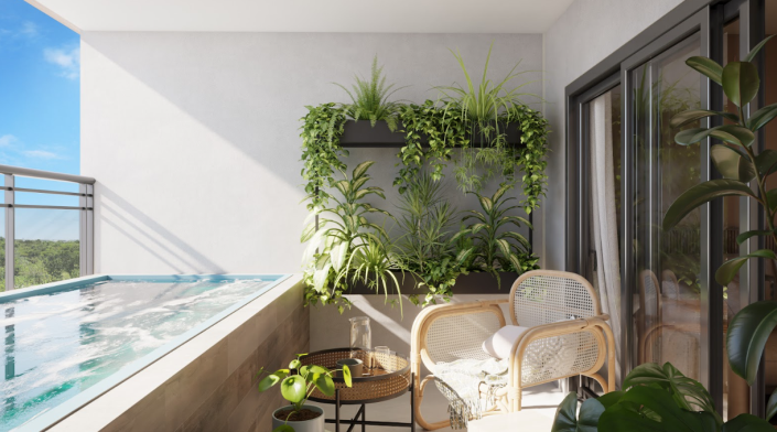 Image No.2-Appartement de 2 chambres à vendre à Punta Cana