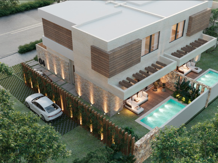 Image No.1-Maison / Villa de 3 chambres à vendre à Punta Cana