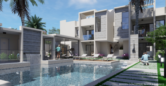 Image No.1-Appartement de 2 chambres à vendre à Punta Cana