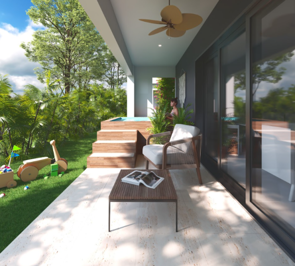 Image No.3-Villa de 2 chambres à vendre à Punta Cana