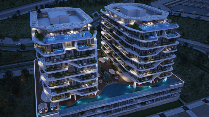 Image No.1-Appartement de 4 chambres à vendre à Dubai Marina