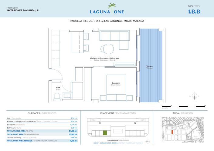 Image No.23-Appartement de 1 chambre à vendre à Mijas Costa