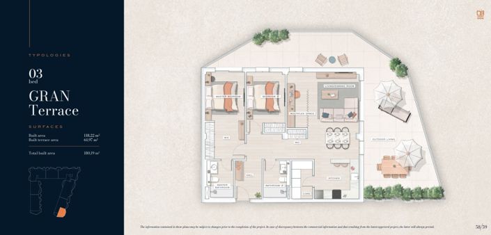 Image No.23-3 Bed Apartment for sale