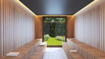 Chaparral_interiores_sauna
