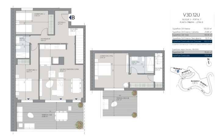 Image No.20-3 Bed Property for sale