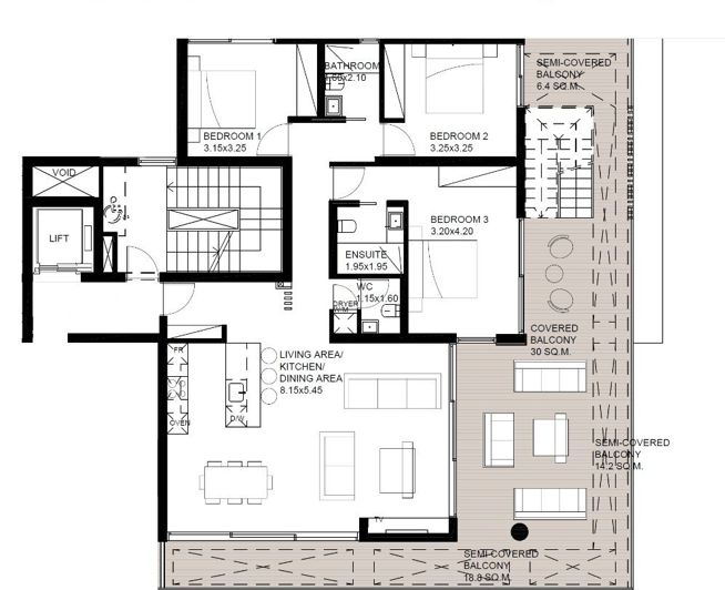 Image No.1-3 Bed Apartment for sale