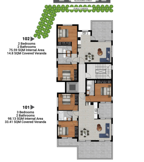 Image No.2-3 Bed Apartment for sale