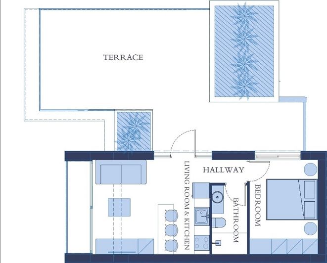 Image No.10-1 Bed Apartment for sale