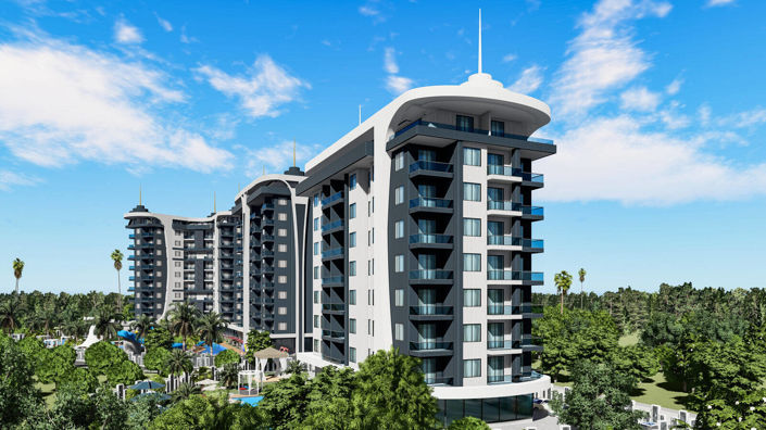 Image No.5-Appartement de 1 chambre à vendre à Avsallar