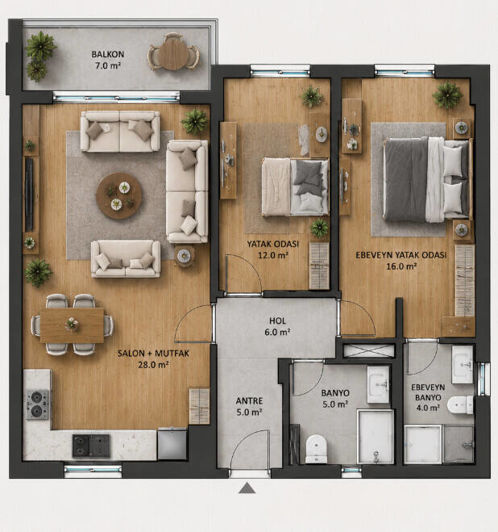 Image No.19-2 Bed Apartment for sale