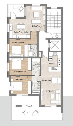 Image No.8-Appartement de 3 chambres à vendre à Larnaca