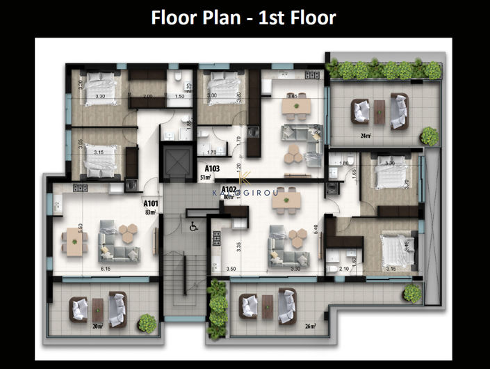 Image No.17-Appartement de 2 chambres à vendre à Faneromeni