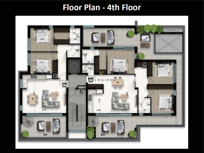 Image No.20-Appartement de 2 chambres à vendre à Faneromeni