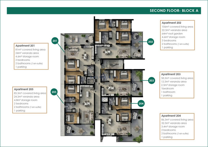 Image No.36-2 Bed Apartment for sale