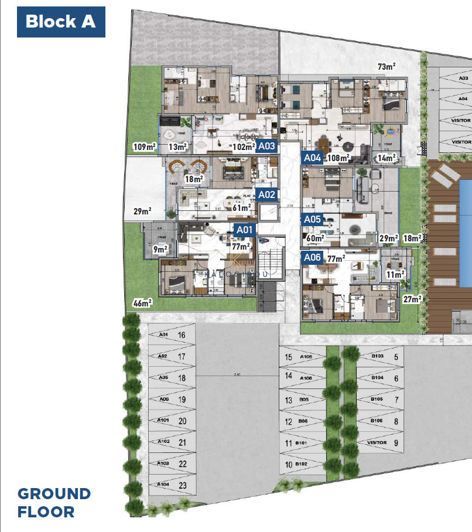 Image No.10-1 Bed Apartment for sale