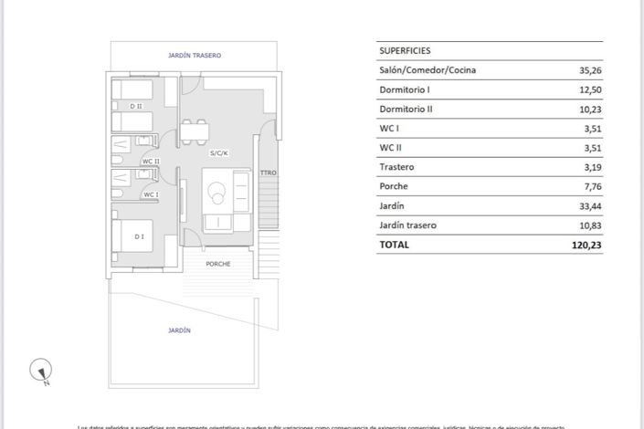 Image No.12-Bungalow de 2 chambres à vendre à San Miguel de Salinas