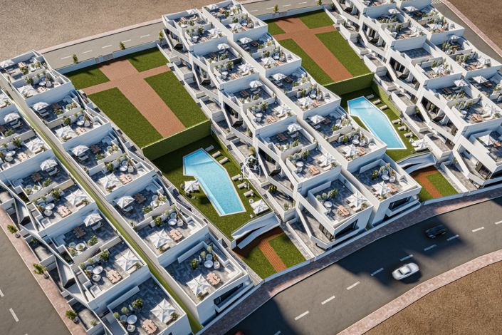 Image No.3-Bungalow de 2 chambres à vendre à San Miguel de Salinas