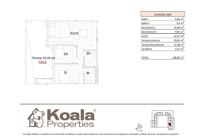 Image No.44-2 Bed Property for sale