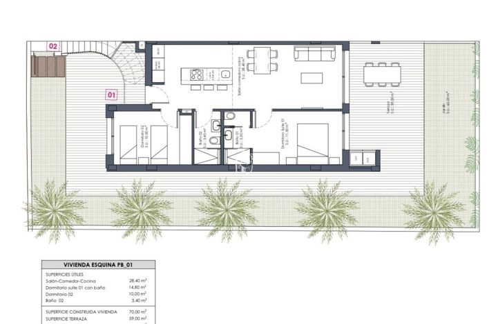 Image No.38-2 Bed Bungalow for sale