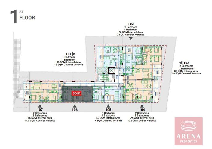 Image No.7-1 Bed Apartment for sale