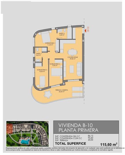Image No.19-3 Bed Apartment for sale