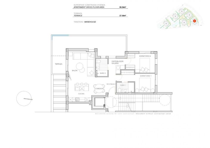 Image No.20-2 Bed Apartment for sale