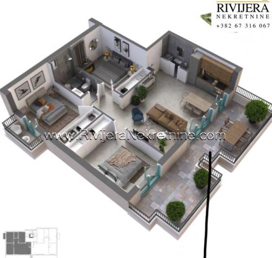 Image No.14-Appartement de 3 chambres à vendre à Dobrota