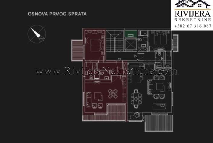 Image No.3-Appartement de 1 chambre à vendre à Tivat