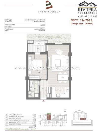 Image No.2-1 Bed Apartment for sale