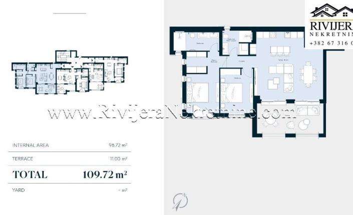 Image No.6-Appartement de 2 chambres à vendre à Tivat
