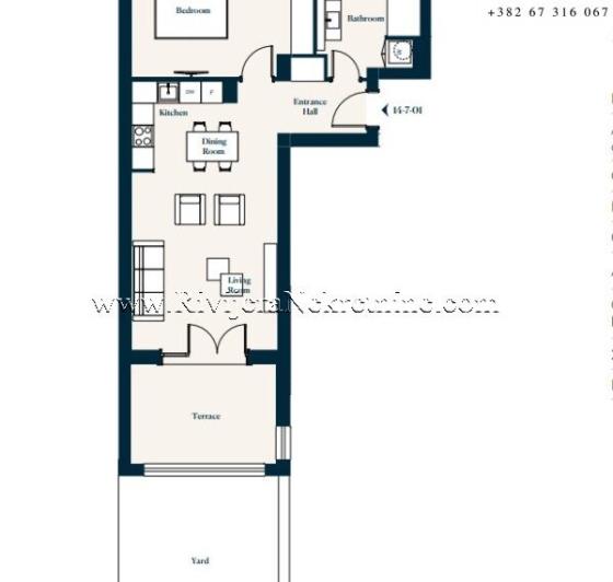 Image No.10-Appartement de 1 chambre à vendre à Tivat